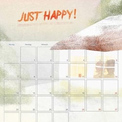 Liebe macht glücklich / Monatskalender