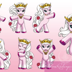 Filly Posenillustration | Vektor- & Pixelgrafik für Blue Ocean