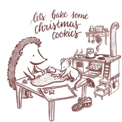 Weihnachtsplätzen backen