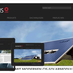 Webdesign für Avancis.de in Zusammenarbeit mit einer Kollegin