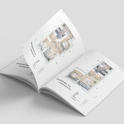 Immobilienbroschüre – Grundrisse