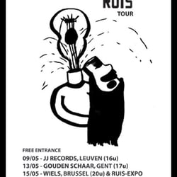 illustration for the Bear Bones, lay low concert poster