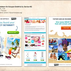 Newsletter für Groupon