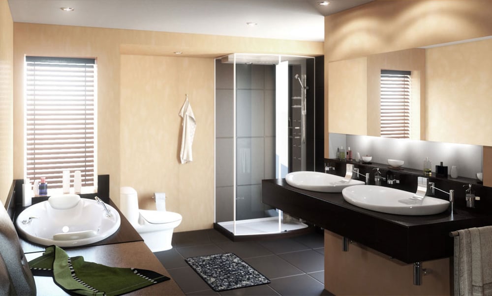Badezimmer Visualisierung