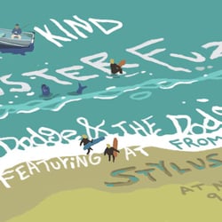 digital illustration poster for bands