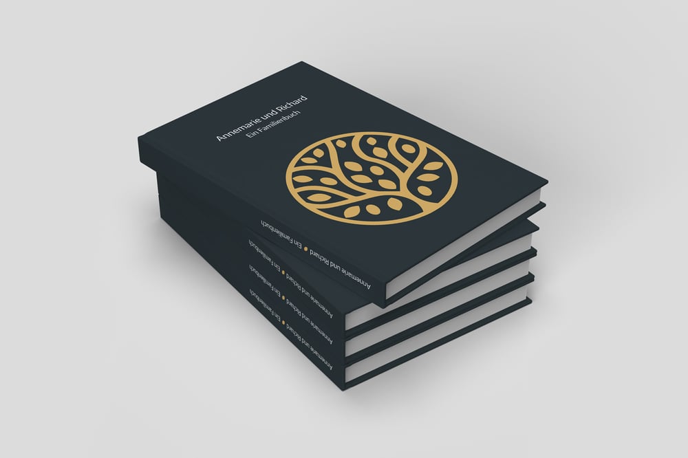 Ahnenbuch, gedruckte Auflage für die Familie: 50 Exemplare