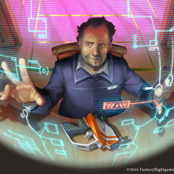 ‚Anson Rose‘ Kartenillu für ‚Netrunner‘