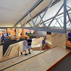 St Monicas College Library Conversion by Branch Studio Architects. Epping, Australia.