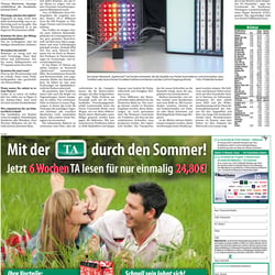 Thüringer Allgemeine 1. Juli 2011