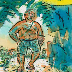 Wenn ich spätnachmittags vom Strand ins Hotel zurückkehrte, wartete Sandrine meist bereits auf mich.