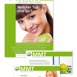 Plakat A2 Format und Flyer im DIN Lang Format aufgehängt und ausgelegt in Fitnesstudios
