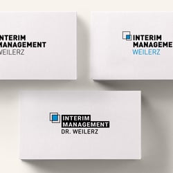 verschiedene Logoentwürfe für Interim Manager