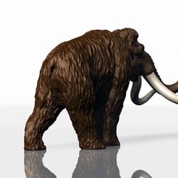 Das virtuelle 4-Meter-Mammut in 3D