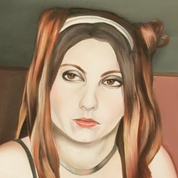 Diplomarbeit 2/8, 2007, Öl auf MDF-Holz, 61 × 47cm