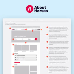 Wireframes About Horses