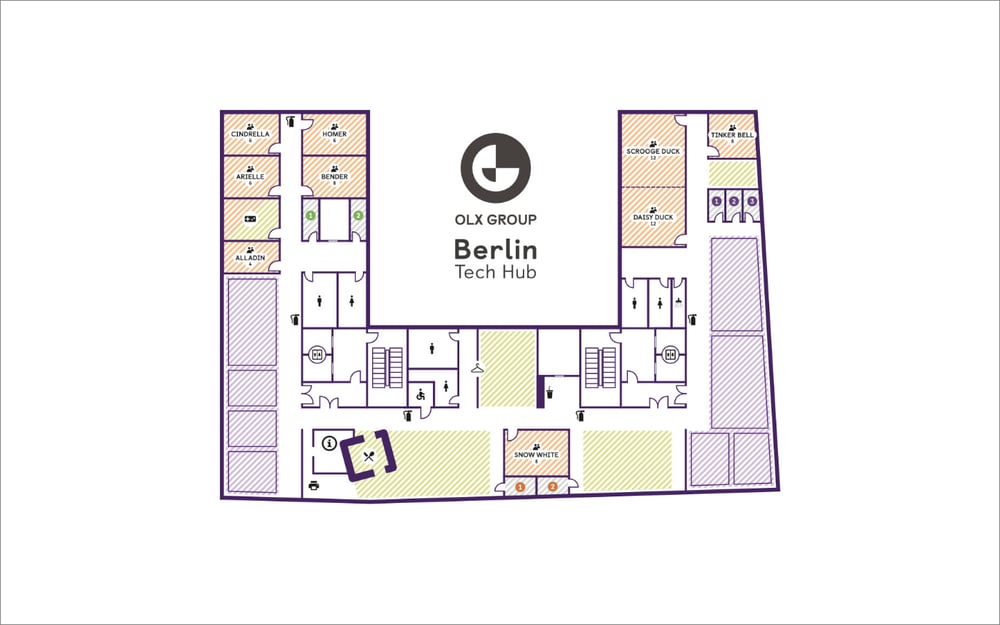 Infografik – OLX Group Berlin Lageplan 1