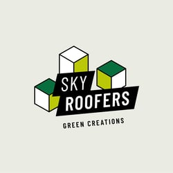 R E B R A N D. skyroofers logo