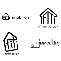 Fitimmobilien – Logo Design Drafts