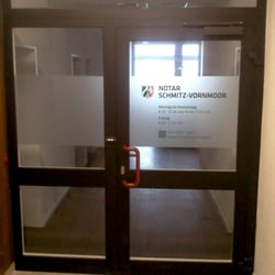 Türbeschriftung inkl. Visitenkarte als QR-Code