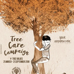TREE Council London Poster campaign /Illustration und Idee von mir
