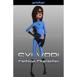 3d sylvari cartoon character modeling