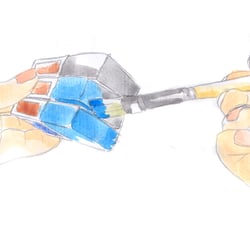 Illustration für Bastelbuch