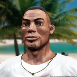 LUTHER on the beach