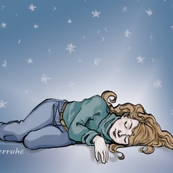 freie Arbeit – Serie vier Jahreszeiten – Pastellstift – am Mac coloriert