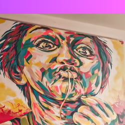 Ausstellung in Cottbus, carographic, Pop Art Kunst der Malerei von Carolyn Mielke