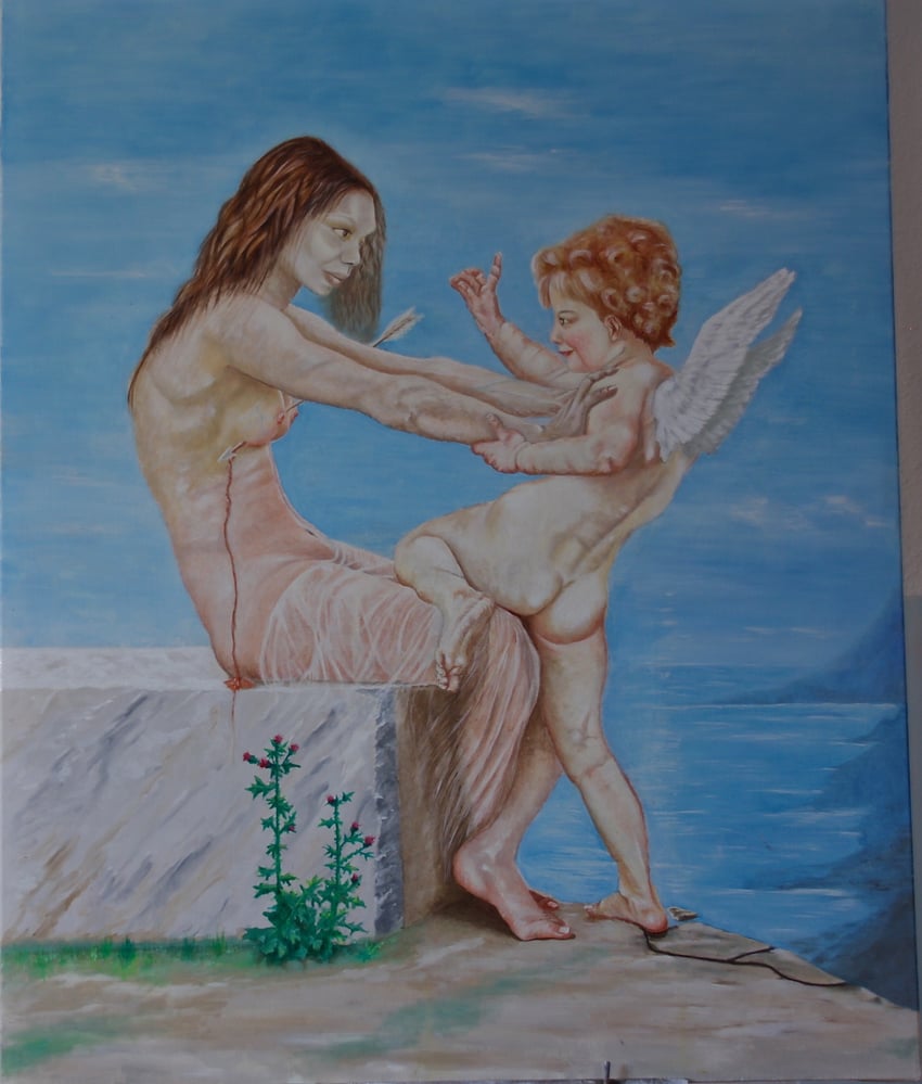 Did Venus loos the fight against cupid?