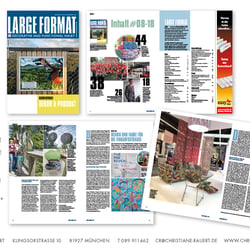 AD 9.2017 −1.2019 LargeFormat, willMagazine Verlag, München