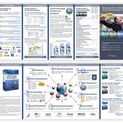 Der Produktflyer-Leporello. Format DIN-Lang.