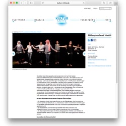 Website Kultur Mitte