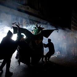 „La Correfoc“ – Nacht der Feuerteufel – Barcelona 2009