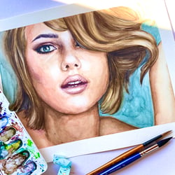 Aquarellportrait
