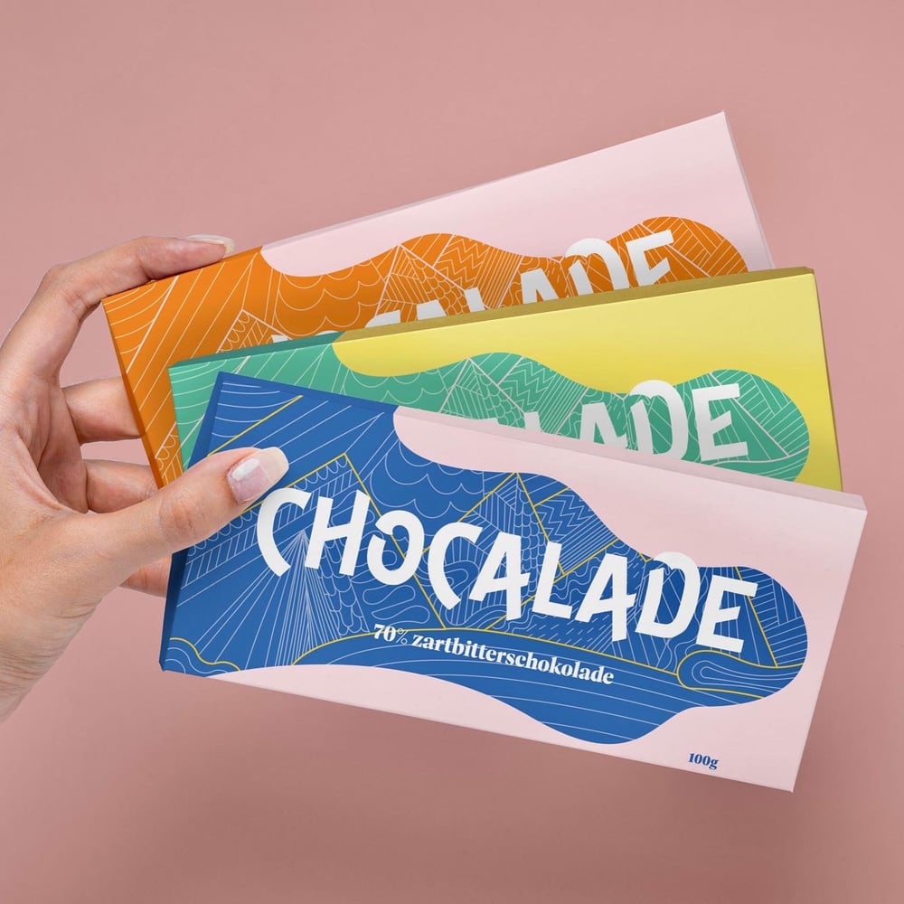 Ansicht des Verpackungsdesigns