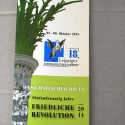 Flyer, 18. leipziger Literarischer Herbst