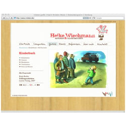 Webseite für eine Autorin und Illustratorin