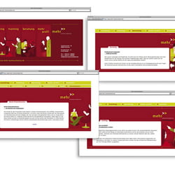 Mini-Website für Kommunikations-Unternehmen