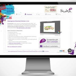 Webdesign & Software GUI – Screenbrush