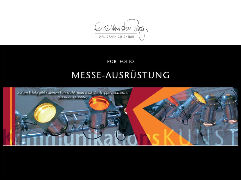 Portfolio Messe-Ausrüstung