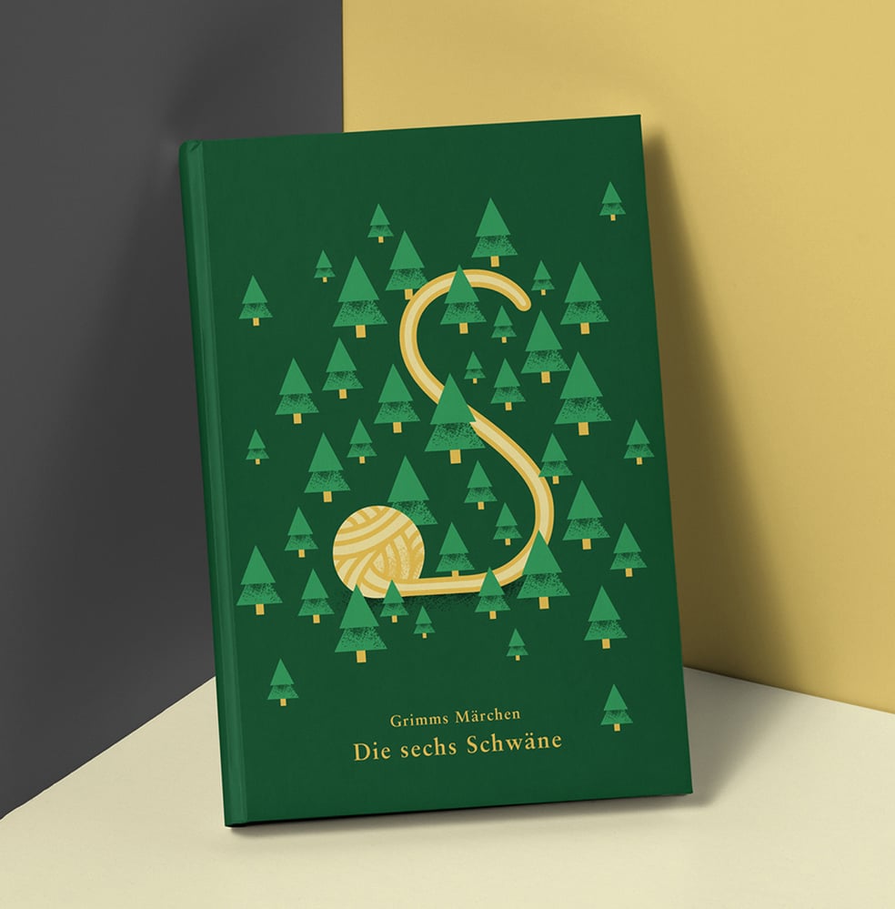 Buchcover – Die sechs Schwäne (Gebrüder Grimm)