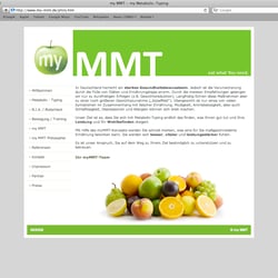 Website my-mmt.de – Beispielseite