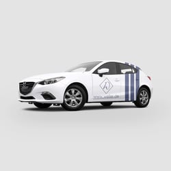 „Weller“ Auto-Beschriftung Mockup 2