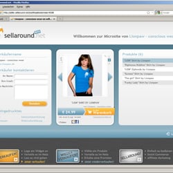 Konzeption & Design: sellaround.net Plattform & Webwidget (bei Maria GmbH)