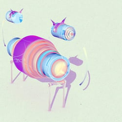 Accordion Dog