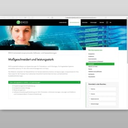 Screen-Design: www.exco-solutions.com