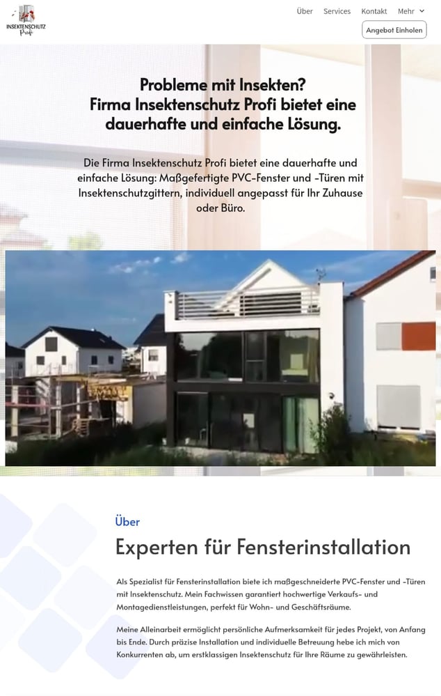 Erstellung einer kompletten Website, SEO-Optimie