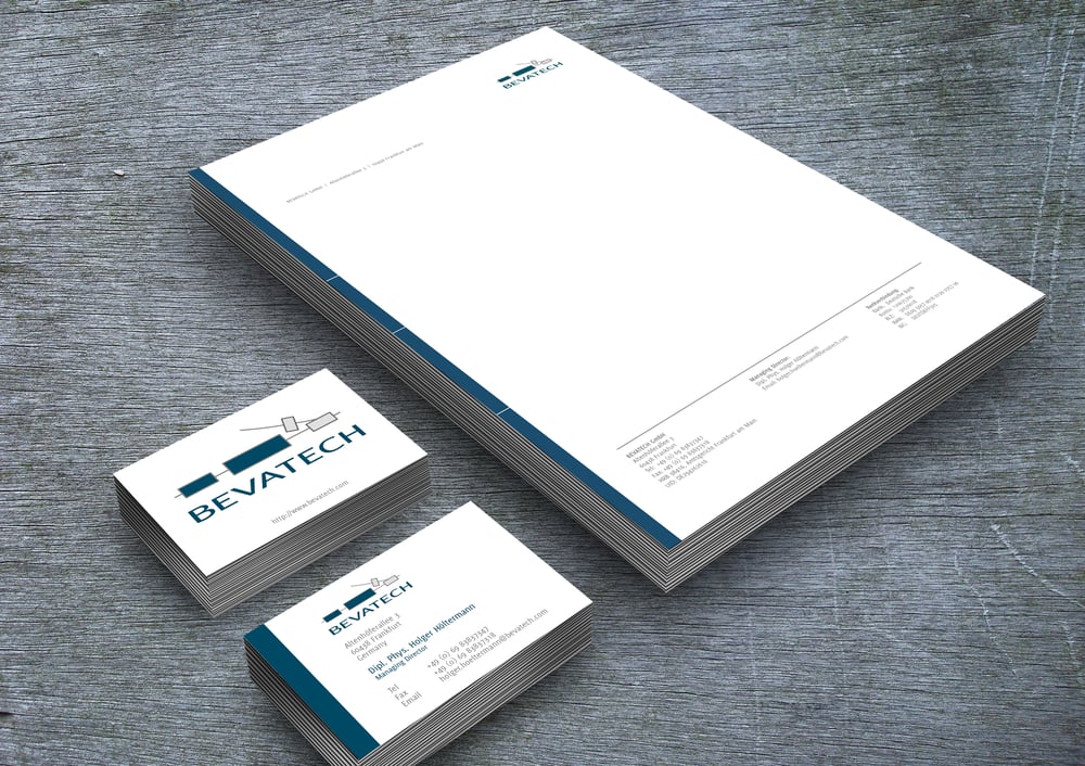Corporate Design für Bevatech GmbH