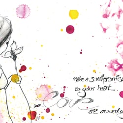 Postkarte · see love ·